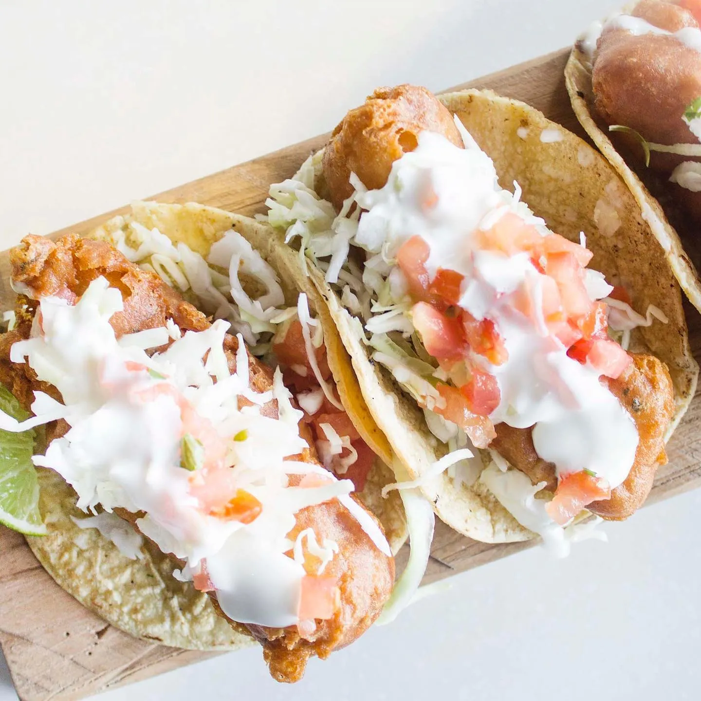 The Modern Times Flavordome signature dishes Mahi Mahi Plate
Molé Chicken
Baja Fish Taco